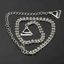 Hot Adjustable Double Rows Crystal Rhinestone Bra Shoulder Straps Belt