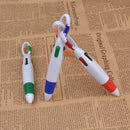 1pc Cartoon Keychain Ballpoint Pen Randomcolor Press Ballpoint Pen Pen Q3O1