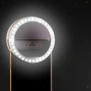 Selfie Phone Ring Light, 3-Level Adjustable Brightness On-Video Clips On Night