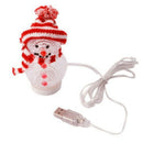 Mini Glowing Snowman with Multi LED Lights USB Powered Z8K6