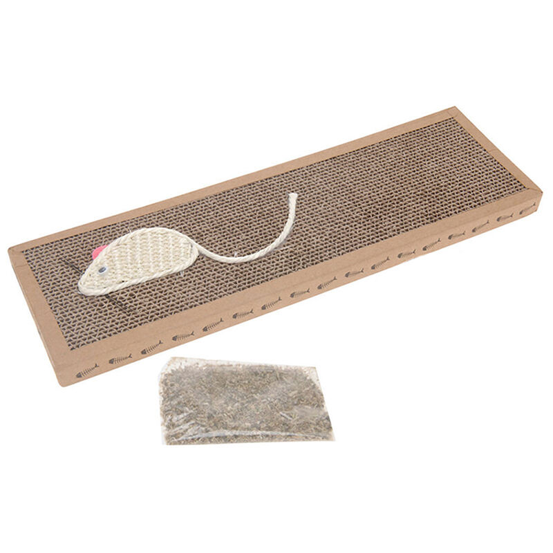 Pet Cat Scratching Board Scratcher Mat Post Pole Bed Pad With Catnip Toys Funny