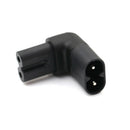 1Pc IEC 320 C7-C8 90 degree up down angled right angle AC power adapter ME