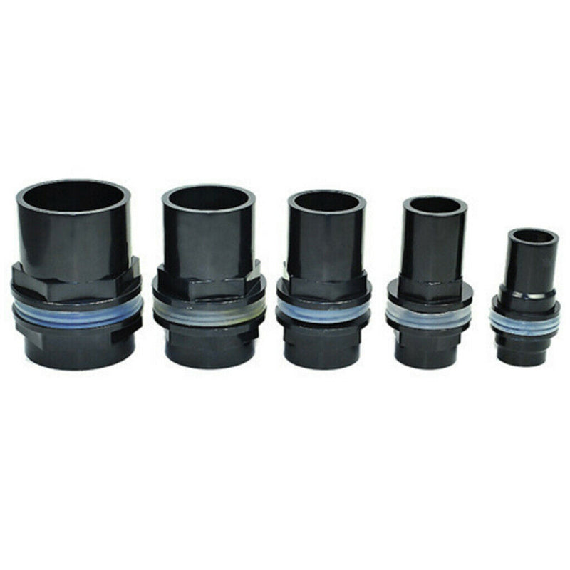 2 Pcs Aquatic Fish Tank Water Pipe Tube Valves Joint Connector Kit 32/40mm,