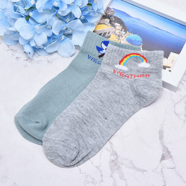 Women weather Comfortable Cotton Sock Slippers Short Ankle  OZ