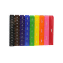 Plastic Rainbow Fraction Tower Cubes Montessori Math Materials for Kids to Learn