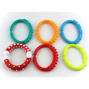 12pcs Baby Teething Rings BPA Free Silicone Teether Bracelet - Sensory Rings