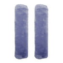 2pcs Car Seat Belt Cover Fluffy Safety Belt Shoulder Pad Protector (Grey) A