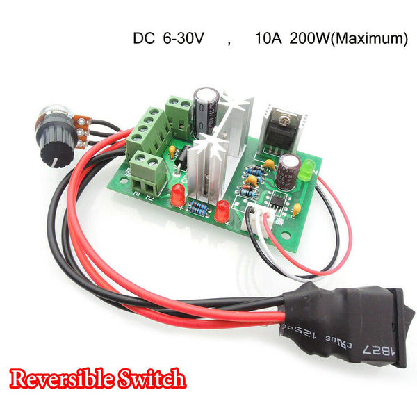 CCM6N 6A 6V-30V PWM DC Motor Speed Controller with Forward Reverse Switch