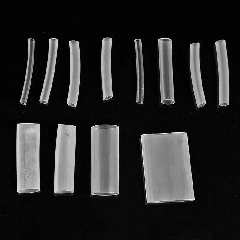 275pcs 2:1 Clear Heat Shrink Tube Electrical Wrap Wire Sleeve Tubing Set