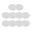 10-pack Round Clear Plant Pot Saucer Drip Water Trays Plate 15cm Recyclable