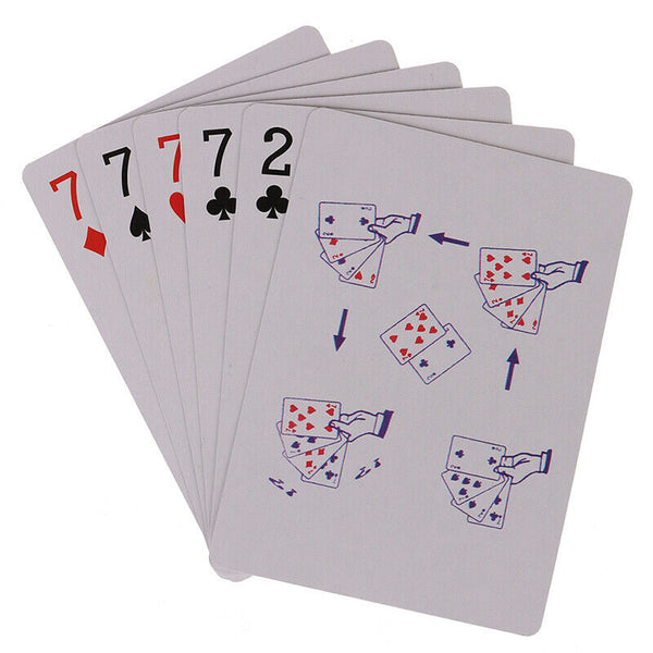 4 Cards 7 To 2 Transformer Magic Tricks Close Up Street Magic Props ToysjoJ Kw