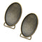 2x Rodeo Western Rectangular Belt Buckle