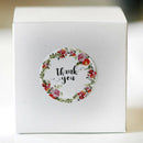 500pcs/roll Floral Thank You Stickers Scrapbooking Package Seal Labels SticSEAU