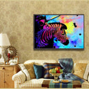 5D DIY Full Drill Diamond Painting Color Zebra Cross Stitch Embroidery Kits