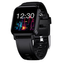 Fashion Smart watch IP68 Waterproof Full Touch Screen Wristwatch Black