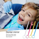 Long Plastic Dental Tooth Mirror Odontologicos Dentist Tool for Teeth Whitening