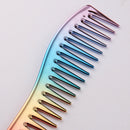 Anti-static Wide Tooth Comb Barber Heat Resistant for Curly Hair Colorful
