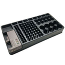 Black Battery Storage Box Case For 100Pcs AAA AA 9V C D Type