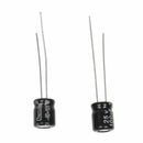 100 Pcs 25V 100uF 105C Radial Lead Electrolytic Capacitors M6W3