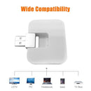Wireless Micro USB 2.0 4-Port Distributor Multi Hub Splitter Power For Comp Q8N4