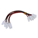 5X LED PCB Connector Adapter 2 Pin for 5050 Monocolor and RGB Strip 8mm wid N3A9