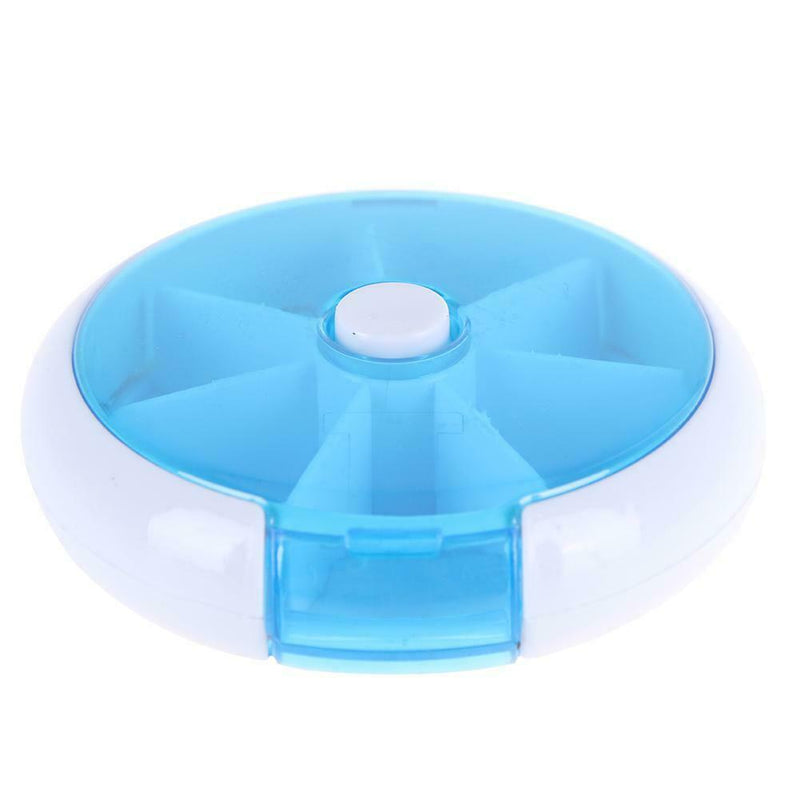 7Day One Week Round Portable Pill Case Medicine Box Storage Organizer(2)