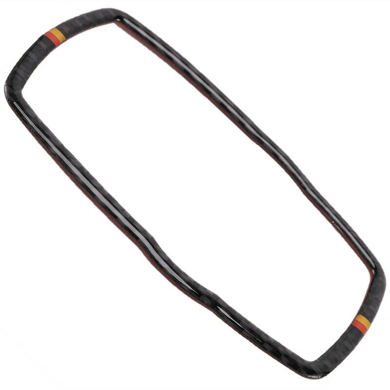 Car Carbon Fiber for BMW Multimedia Button Frame Cover Knob Trim for F10 F2