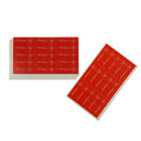 75pcs/set Thank You Red Label Stickers For Gift Cake Baking Sealing Hang Tag TO
