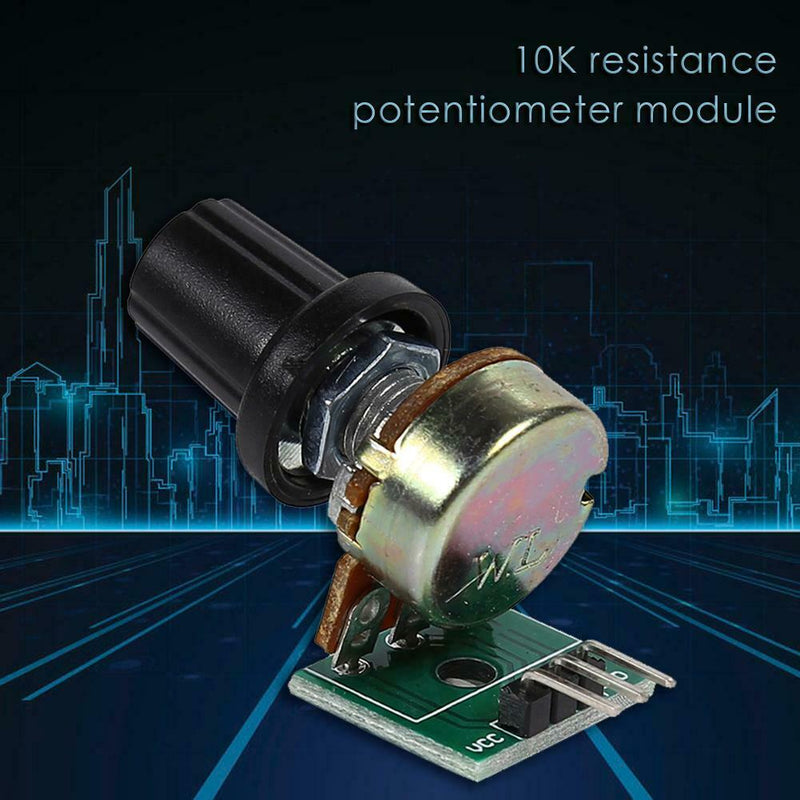 10K Resistance Potentiometer Module Single Lap Adjustable Analog Output Module