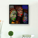 5D DIY Full Drill Diamond Painting Painted Face Cross Stitch Mosaic Kit