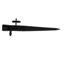 100Pcs Black Irrigation Drippers Water Flow Drip Emitters for Flower Beds
