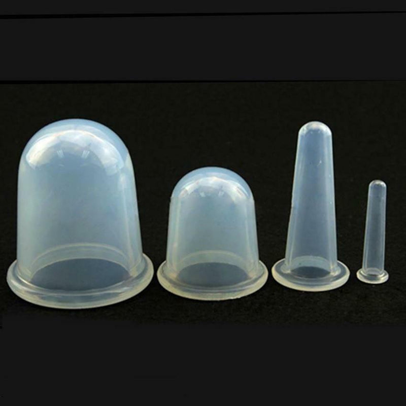 4pcs Full Body Massager Helper Anti Cellulite Vacuum care Silicone Cupping Cups