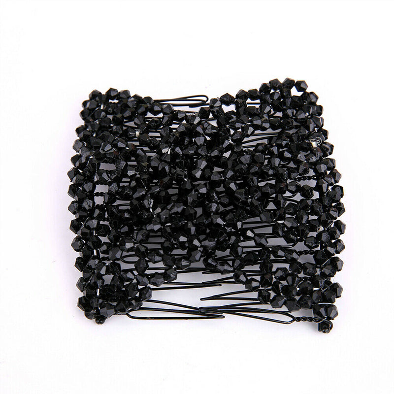 Stretchy Comb Slide Magic Beads Easy Hair Clips Double Clips