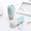 7-Grid Sealed Particle Storage Box Waterproof Pill Medicine Tablet Case Holder