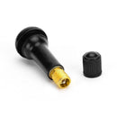 4pcs Rubber TR414 Snap-in Car Wheel Tubeless Tyre Valve Stems Dust Caps
