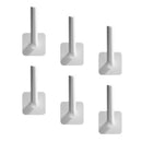 6x Kitchen Heavy Self-adhesive Hooks Cutting Board Pot Cover Racks Kitchen Tools