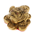 Traditional Money Lucky Fortune Three Legged Frog Toad Ornament Gift_S