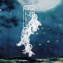 Large White Dream Catcher With Feathers Beads Car Home Room Decoration Ornament