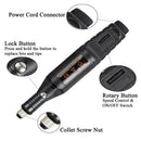 Electric Micro Engraver Pen Metal Glass Diy Engraving Tool include Bits Stencils