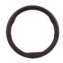 Universal Real Leather DIY Car Steering Wheel Cover Auto Protection Needle 38cm