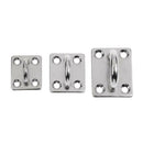 4 Pack 6mm Square Eye Plates Marine Grade 304 Stainless Steel Anchor Pad Eyes