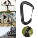 12KN Professional Aviation Aluminum D Shape Buckle Climbing Carabiner LEW