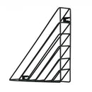 Metal Desktop Office Home Bookshelf Storage Holder Bookend Racks C Black