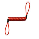 Motorcycle Security Alarm Disc Lock Spring Red Reminder Cable 150cm Hot