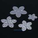 4pcs Metal Flower Cutting Dies Stencils for DIY Scrapbooking Album Cards Decor