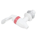 White Red Push Type Plastic Replacement Water Dispenser Tap Faucet