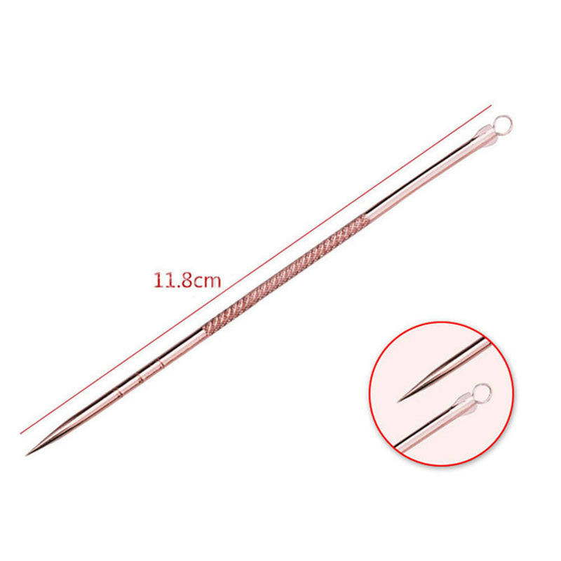 Blackhead Whitehead Pimple Spot Comedone Acne Extractor Remover Popper Tool Kit/