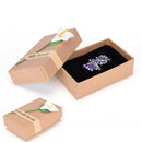 Retro Kraft Paper Jewelry Box Ring Necklace Earrings Jewelry Gift Box Elegant!j