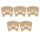 5PCS 4/4 Size Violin Bridge For Acoustic Violin Accessories Maple Wood