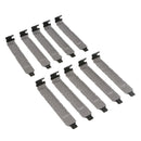 10Piece PC Case PCI Expansion Slot Back Plate Cover Dust Filter Steel Blank